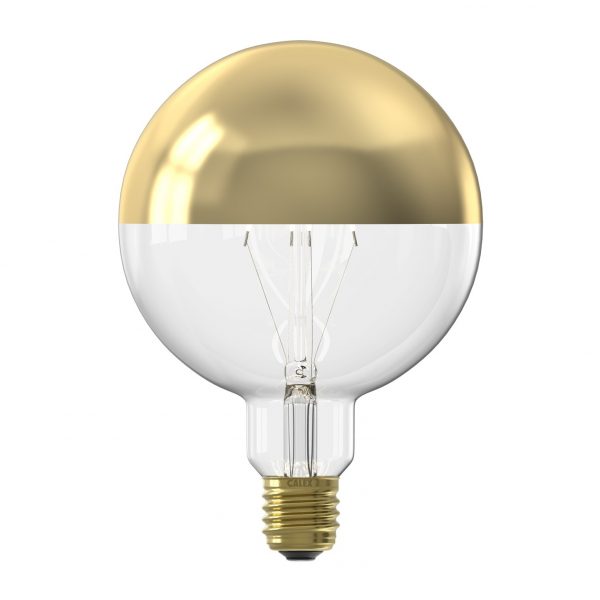 Calex Calex Ampoule Connectée Lamp Gold - E14 - 4,9W - 470 Lumen - 1800K -  3000K - Lampe Vintage