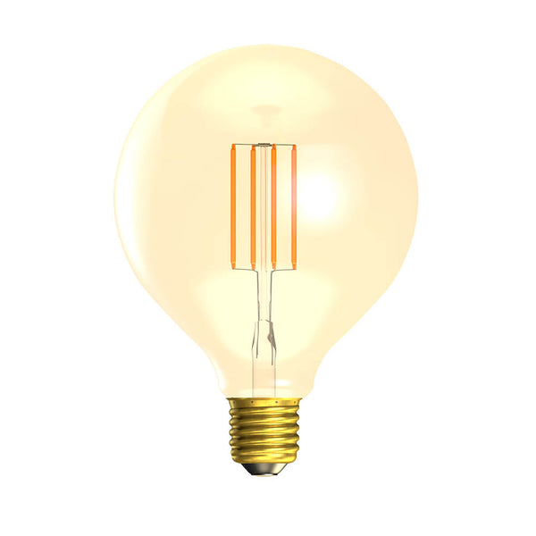 4W LED Vintage 125mm Globe  - Amber - ES 2000k